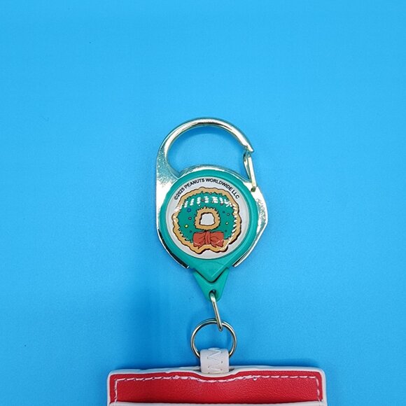 Loungefly Peanuts Snoopy Holiday Cookies Christmas Retractable Lanyard ID Holder - Picture 10 of 12